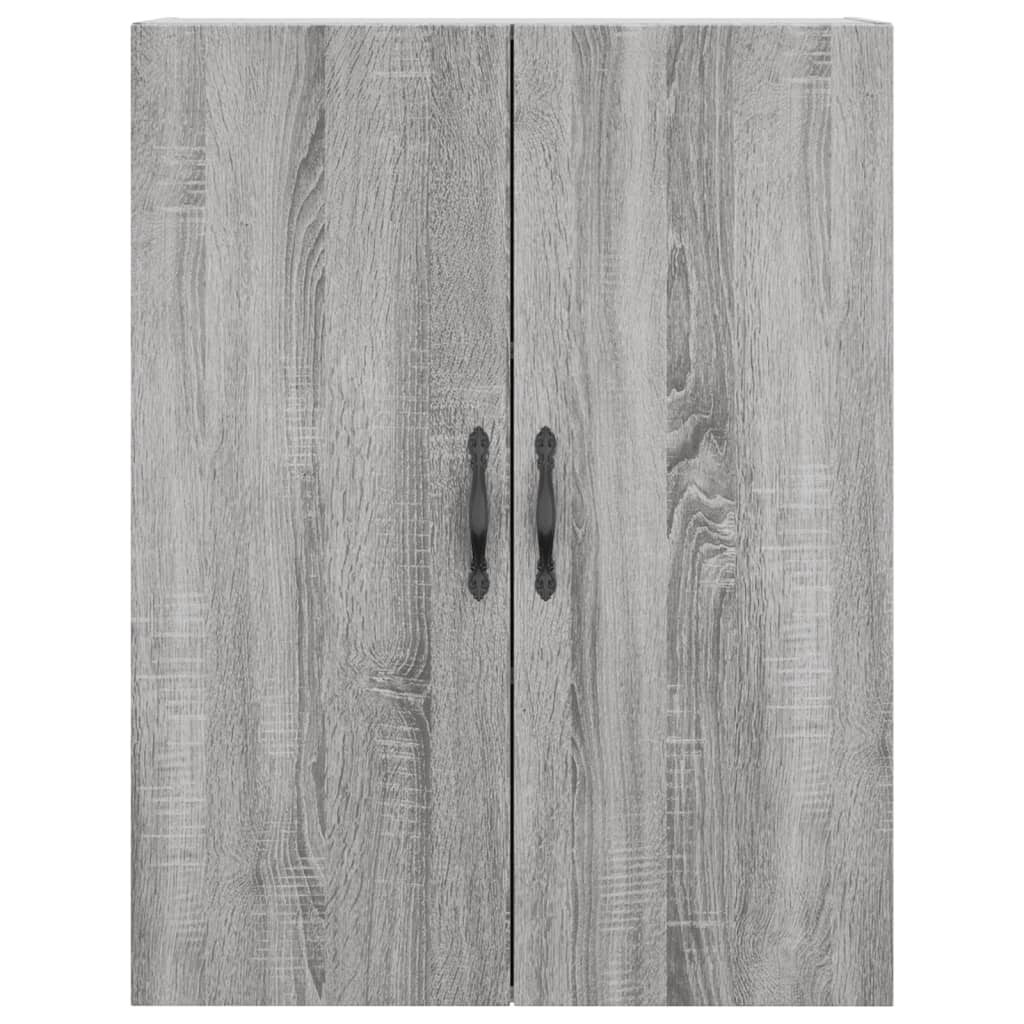 vidaXL Highboard Grey Sonoma 69,5x34x180 cm Engineered Wood