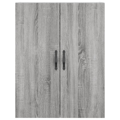 vidaXL Highboard Grey Sonoma 69,5x34x180 cm Engineered Wood