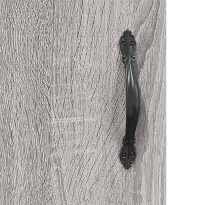 vidaXL Highboard Grey Sonoma 69,5x34x180 cm Engineered Wood