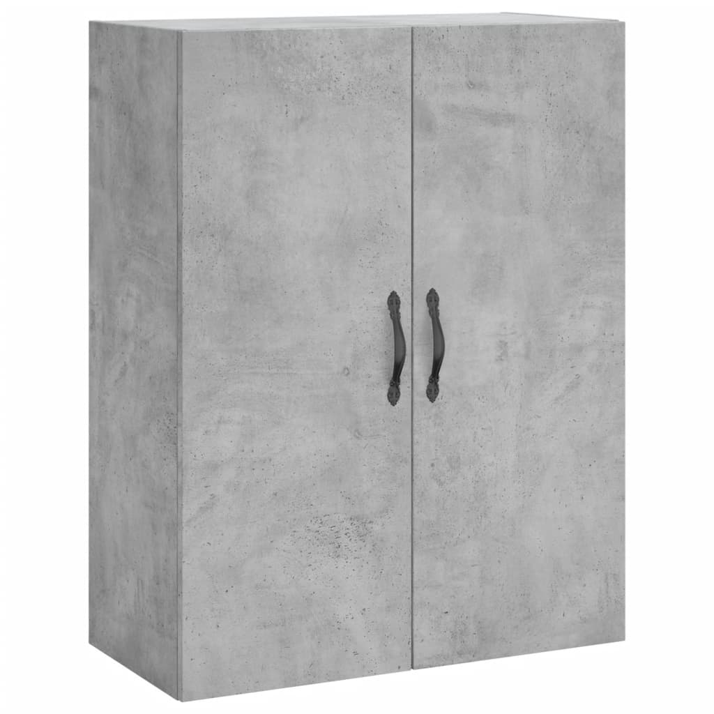 vidaXL Highboard Concrete Grey 69,5x34x180 cm Engineered Wood
