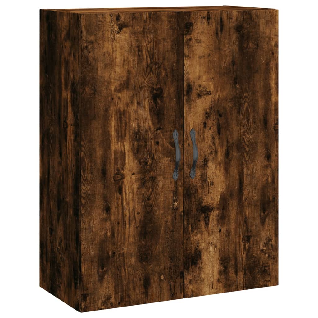 vidaXL Highboard Smoked Oak 69,5x34x180 cm Engineered Wood
