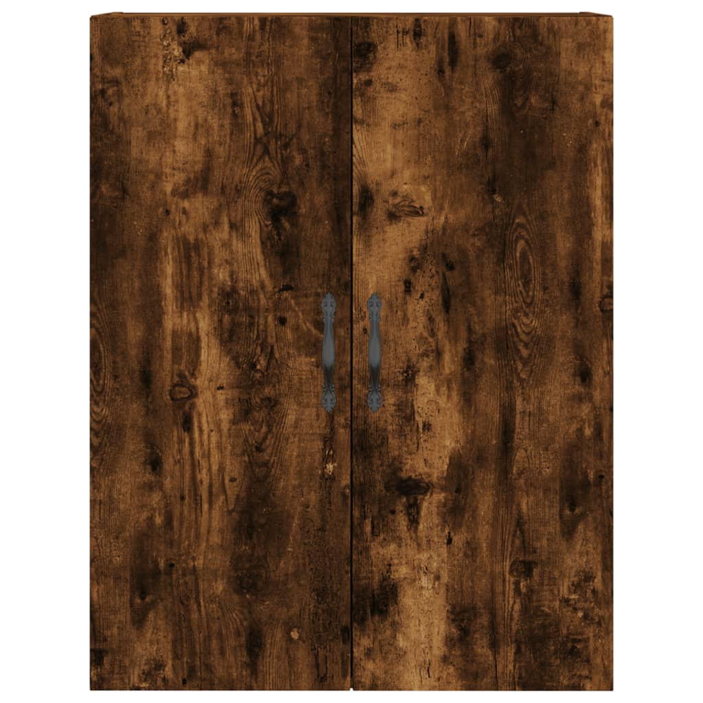 vidaXL Highboard Smoked Oak 69,5x34x180 cm Engineered Wood