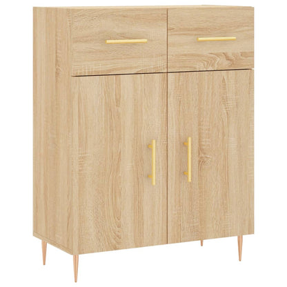 vidaXL Highboard Sonoma Oak 69.5x34x180 cm Engineered Wood