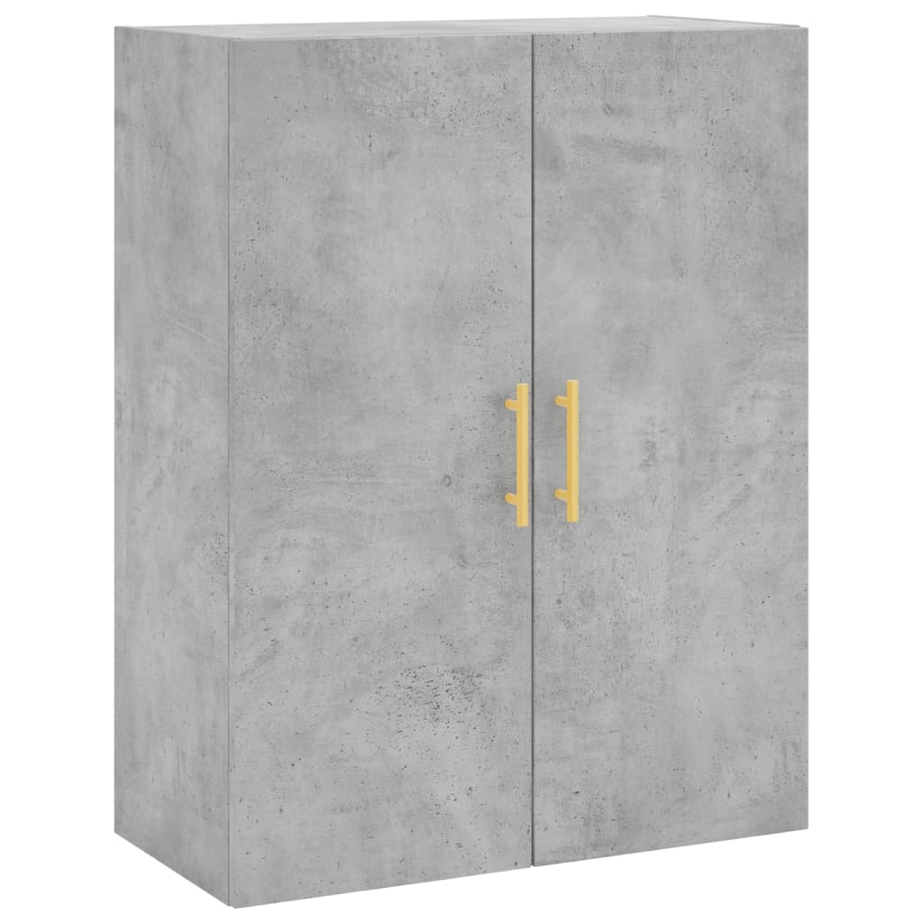 vidaXL Highboard Concrete Grey 69,5x34x180 cm Engineered Wood