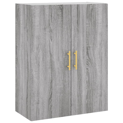 vidaXL Highboard Grey Sonoma 69,5x34x180 cm Engineered Wood