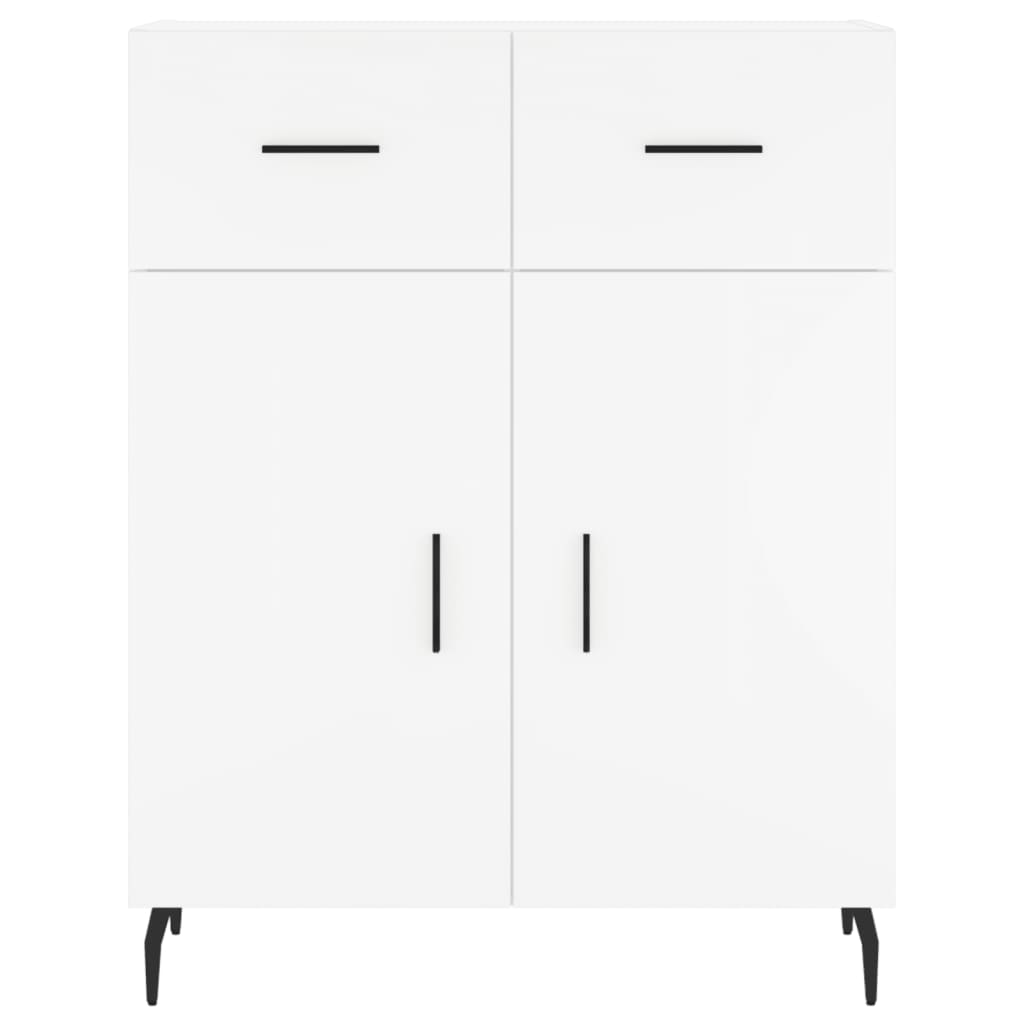 vidaXL Highboard White 69.5x34x180 cm Engineered Wood