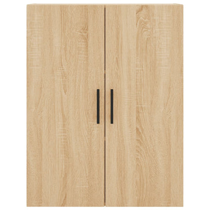 vidaXL Highboard Sonoma Oak 69.5x34x180 cm Engineered Wood