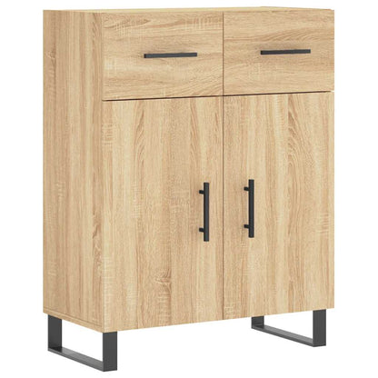 vidaXL Highboard Sonoma Oak 69,5x34x180 cm Engineered Wood