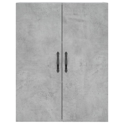 vidaXL Highboard Concrete Grey 69,5x34x180 cm Engineered Wood