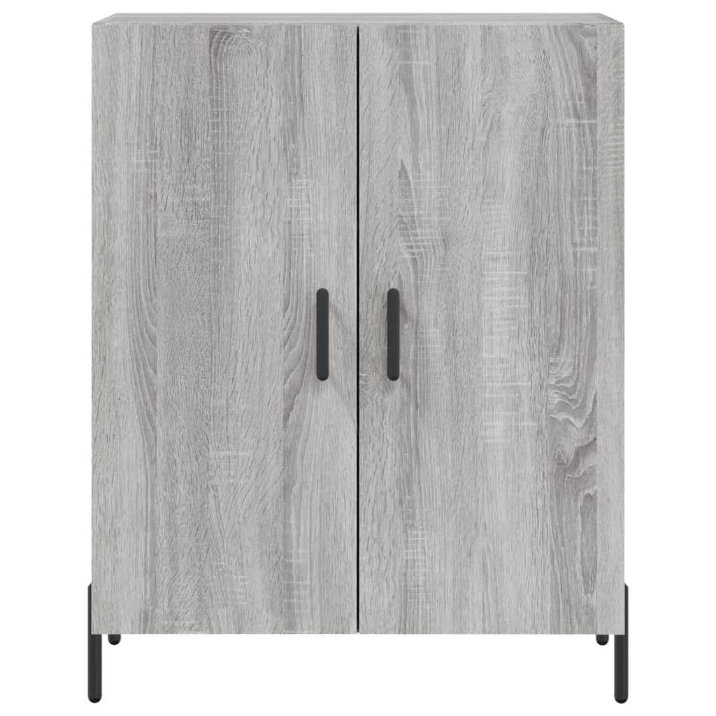 vidaXL Highboard Grey Sonoma 69.5x34x180 cm Engineered Wood