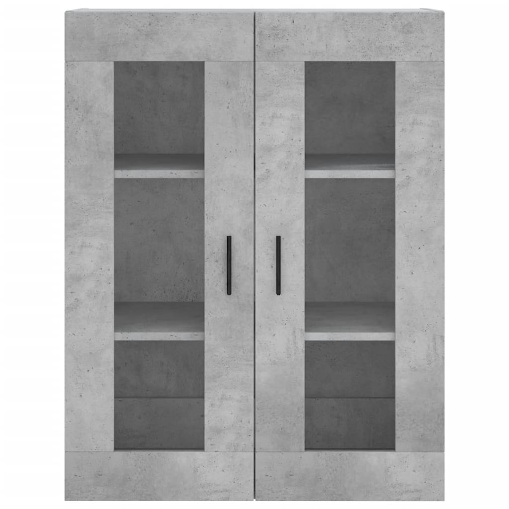 vidaXL Highboard Concrete Grey 69,5x34x180 cm Engineered Wood