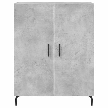 vidaXL Highboard Concrete Grey 69,5x34x180 cm Engineered Wood