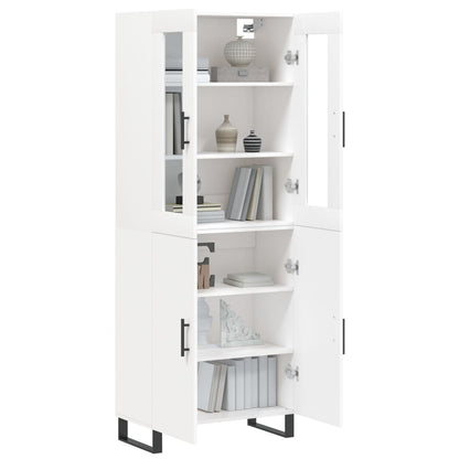 vidaXL Highboard White 69.5x34x180 cm Engineered Wood