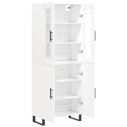 vidaXL Highboard White 69.5x34x180 cm Engineered Wood
