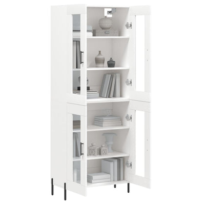 vidaXL Highboard White 69,5x34x180 cm Engineered Wood