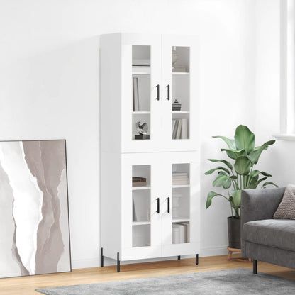 vidaXL Highboard White 69.5x34x180 cm Engineered Wood