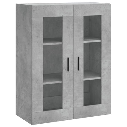 vidaXL Highboard Concrete Grey 69,5x34x180 cm Engineered Wood