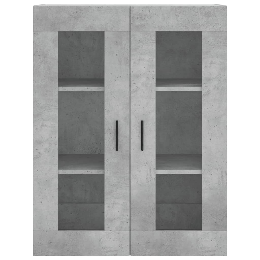 vidaXL Highboard Concrete Grey 69,5x34x180 cm Engineered Wood