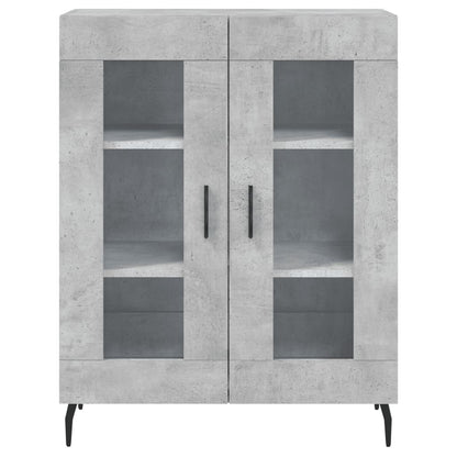 vidaXL Highboard Concrete Grey 69,5x34x180 cm Engineered Wood