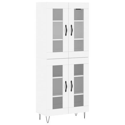 vidaXL Highboard White 69,5x34x180 cm Engineered Wood