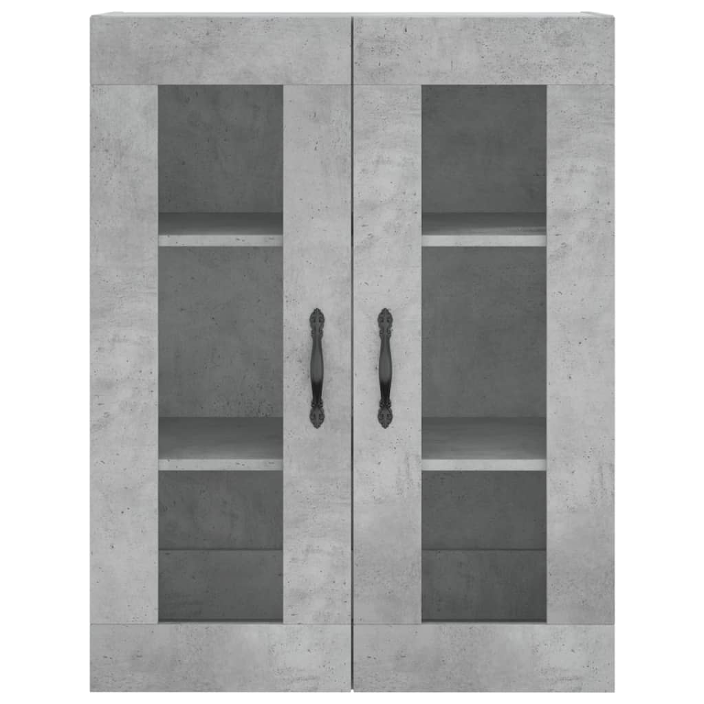 vidaXL Highboard Concrete Grey 69,5x34x180 cm Engineered Wood