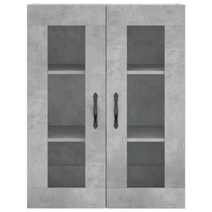 vidaXL Highboard Concrete Grey 69,5x34x180 cm Engineered Wood