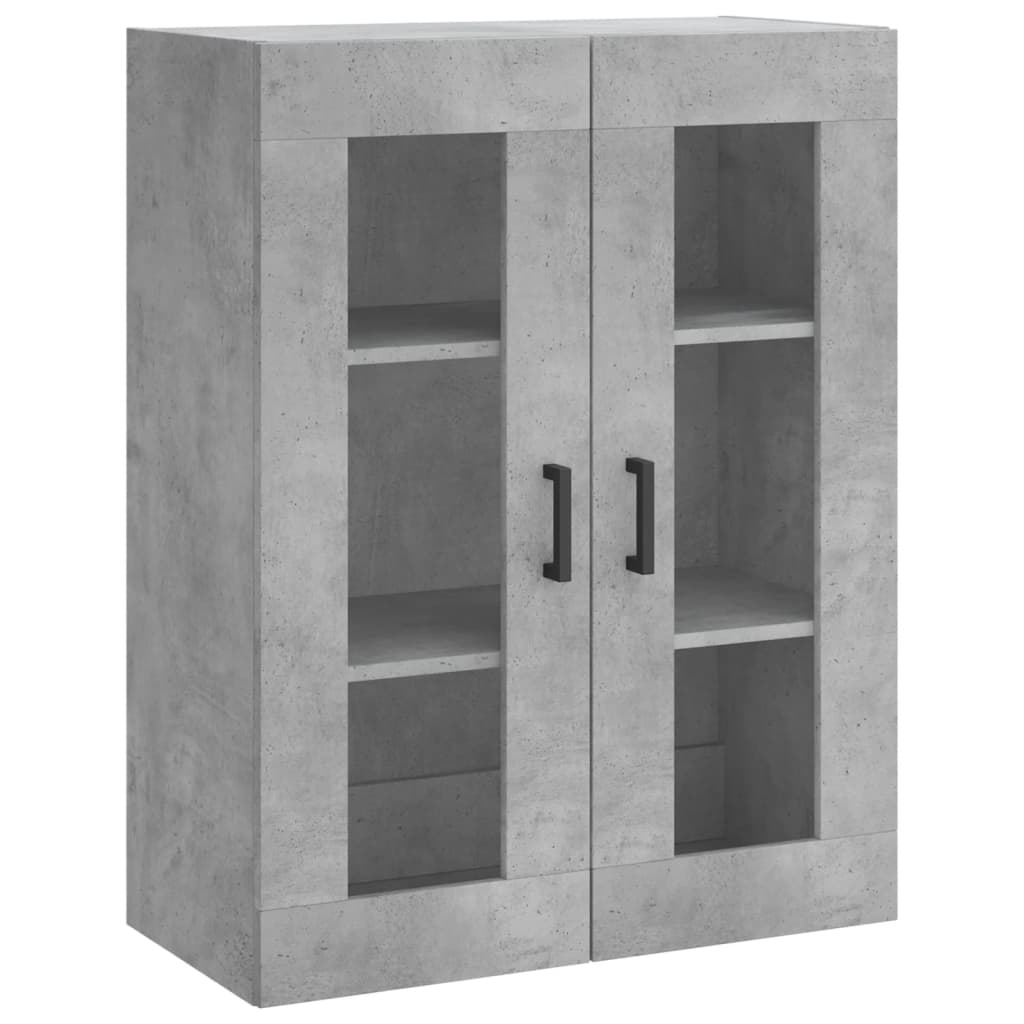 vidaXL Highboard Concrete Grey 69,5x34x180 cm Engineered Wood
