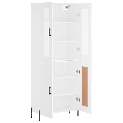 vidaXL Highboard White 69,5x34x180 cm Engineered Wood