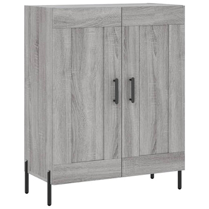 vidaXL Highboard Grey Sonoma 69,5x34x180 cm Engineered Wood