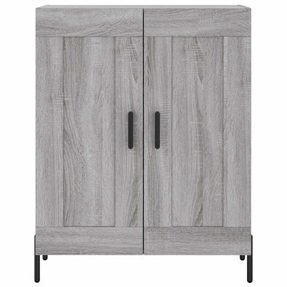 vidaXL Highboard Grey Sonoma 69,5x34x180 cm Engineered Wood