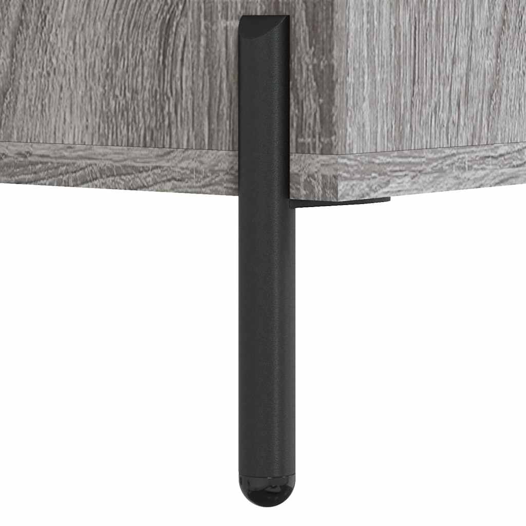vidaXL Highboard Grey Sonoma 69,5x34x180 cm Engineered Wood