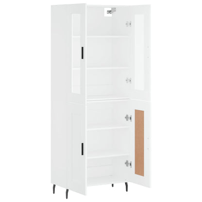 vidaXL Highboard White 69,5x34x180 cm Engineered Wood