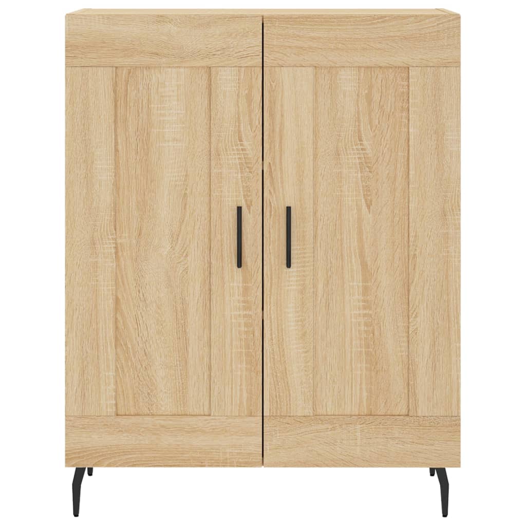 vidaXL Highboard Sonoma Oak 69,5x34x180 cm Engineered Wood