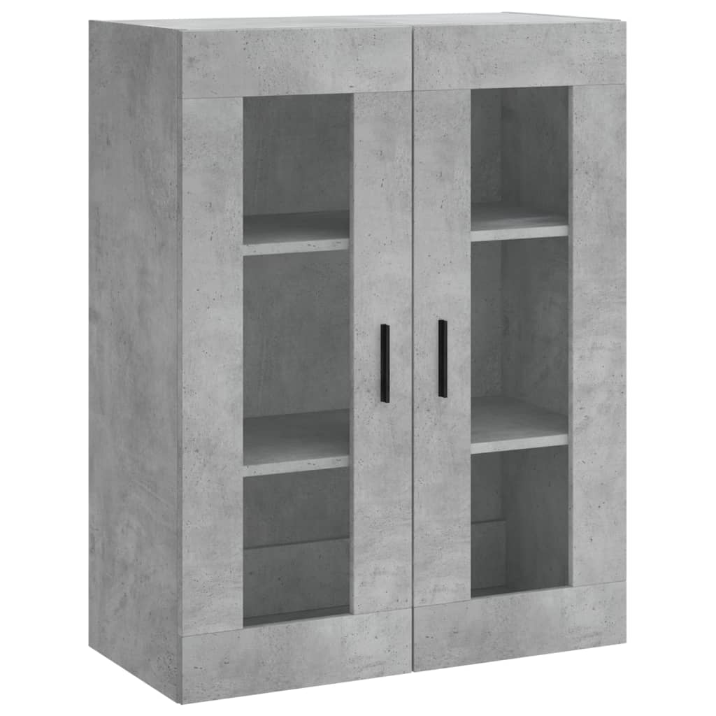 vidaXL Highboard Concrete Grey 69,5x34x180 cm Engineered Wood
