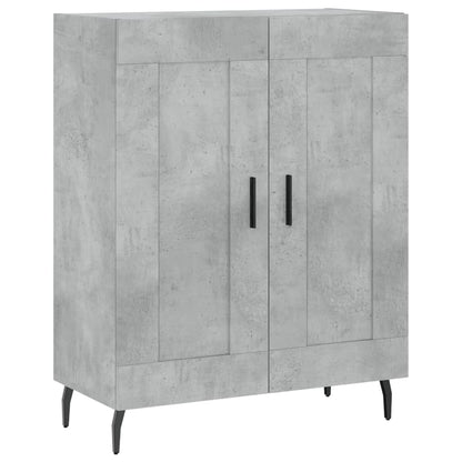 vidaXL Highboard Concrete Grey 69,5x34x180 cm Engineered Wood