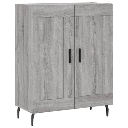 vidaXL Highboard Grey Sonoma 69,5x34x180 cm Engineered Wood