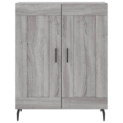 vidaXL Highboard Grey Sonoma 69,5x34x180 cm Engineered Wood