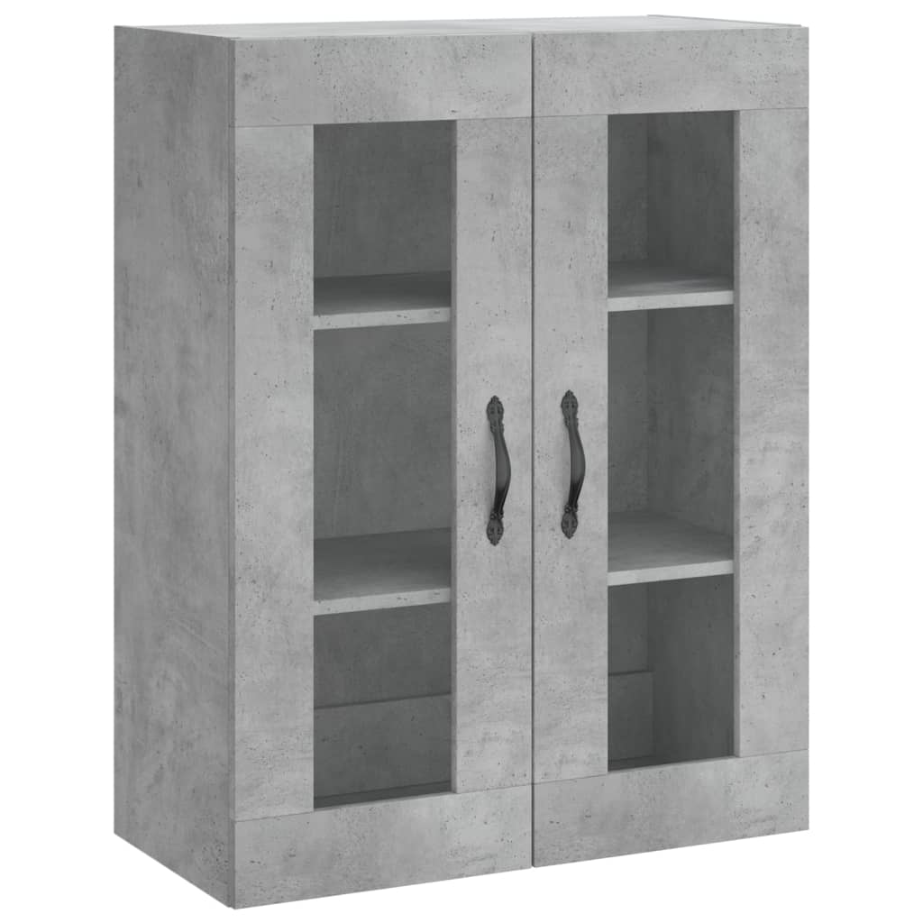 vidaXL Highboard Concrete Grey 69,5x34x180 cm Engineered Wood