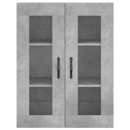 vidaXL Highboard Concrete Grey 69,5x34x180 cm Engineered Wood