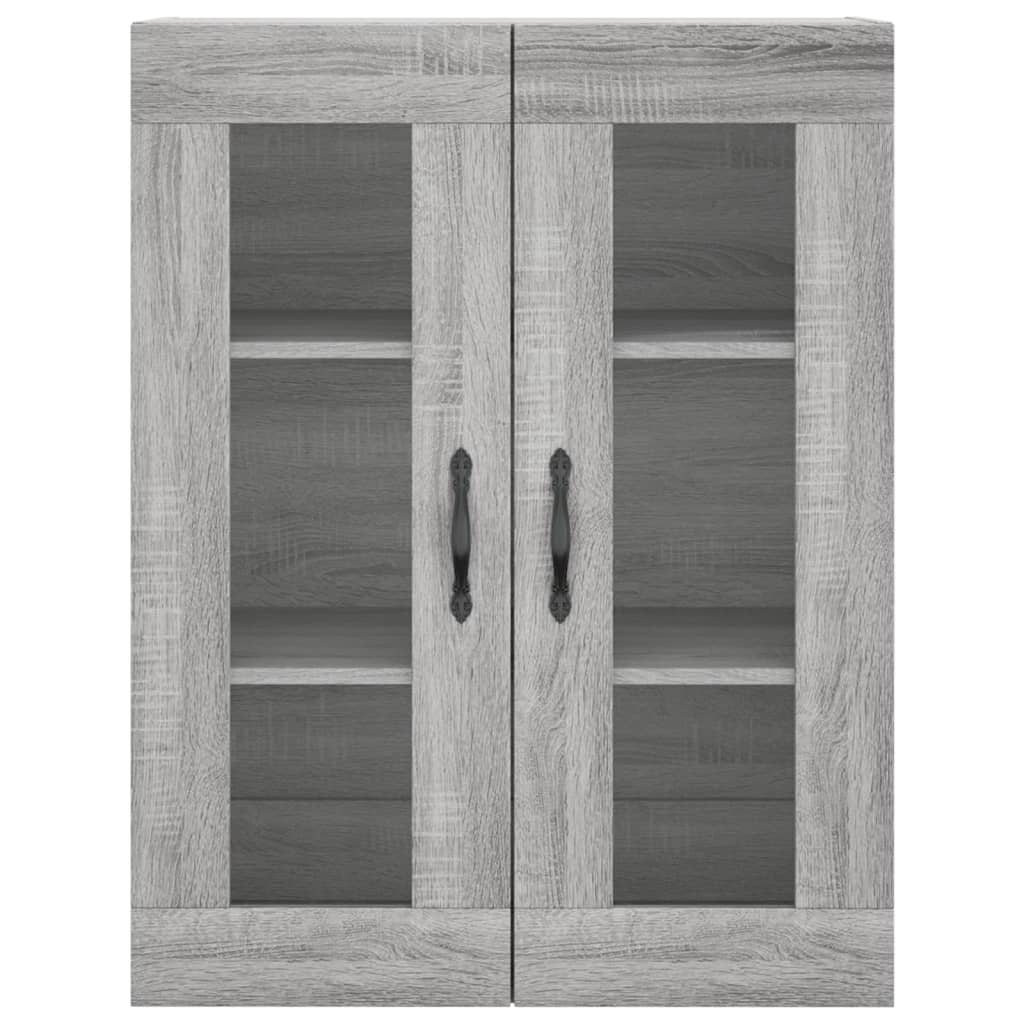 vidaXL Highboard Grey Sonoma 69,5x34x180 cm Engineered Wood