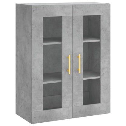 vidaXL Highboard Concrete Grey 69,5x34x180 cm Engineered Wood