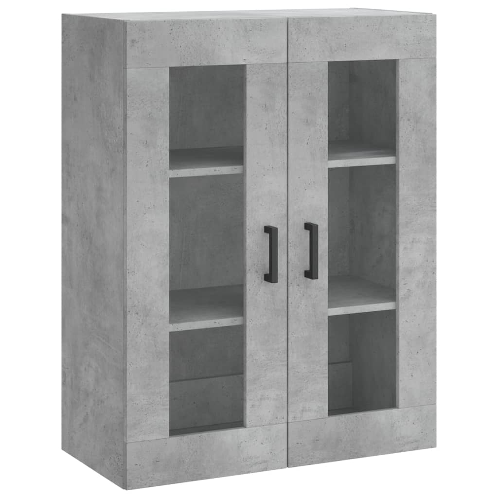 vidaXL Highboard Concrete Grey 69,5x34x180 cm Engineered Wood
