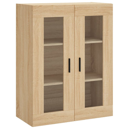 vidaXL Highboard Sonoma Oak 69,5x34x180 cm Engineered Wood