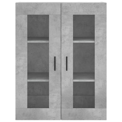 vidaXL Highboard Concrete Grey 69,5x34x180 cm Engineered Wood