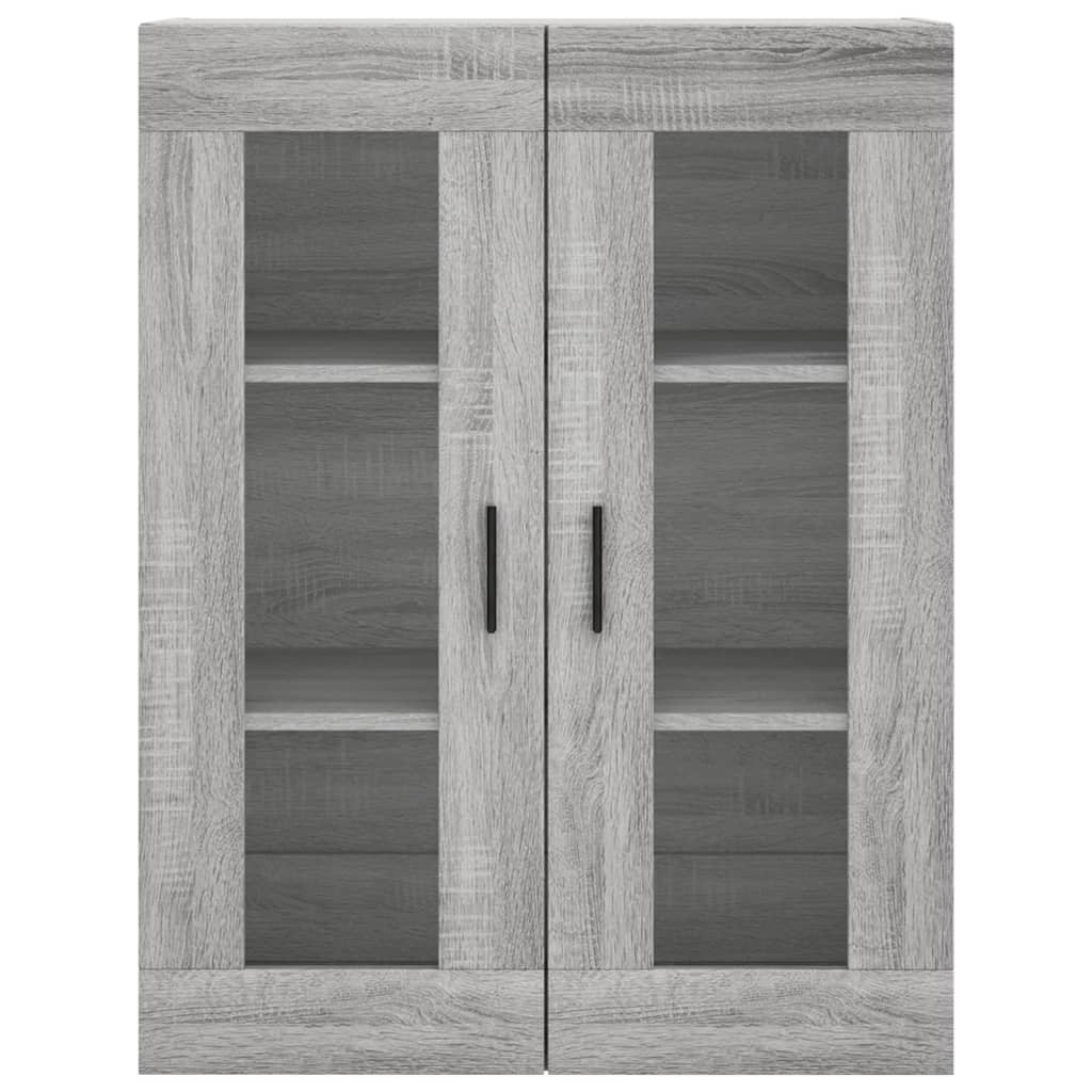 vidaXL Highboard Grey Sonoma 69,5x34x180 cm Engineered Wood