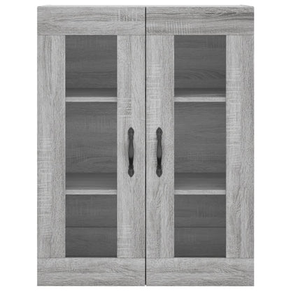 vidaXL Highboard Grey Sonoma 69,5x34x180 cm Engineered Wood