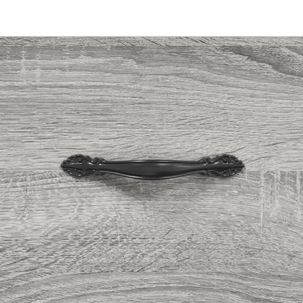 vidaXL Highboard Grey Sonoma 69,5x34x180 cm Engineered Wood