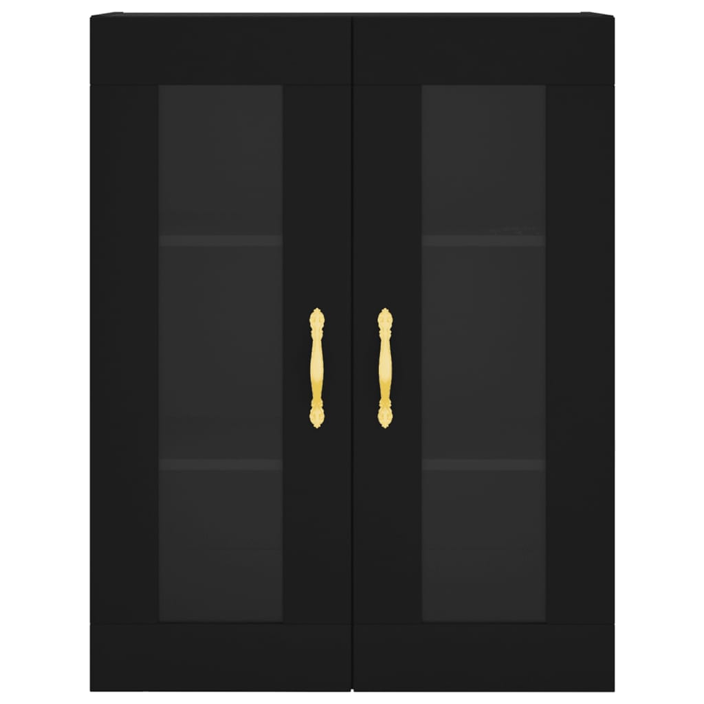 vidaXL Highboard Black 69.5x34x180 cm Engineered Wood