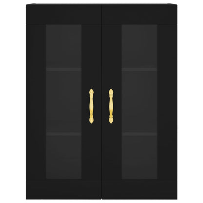 vidaXL Highboard Black 69.5x34x180 cm Engineered Wood