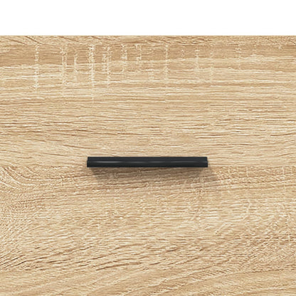 vidaXL Highboard Sonoma Oak 69.5x34x180 cm Engineered Wood